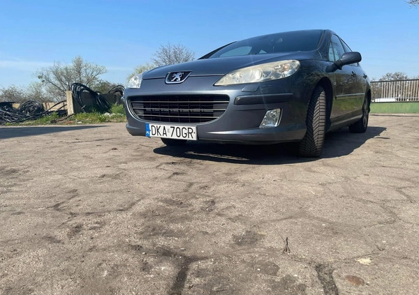 Peugeot 407 cena 10600 przebieg: 492400, rok produkcji 2008 z Góra małe 326